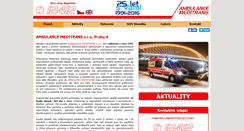 Desktop Screenshot of ambulance-meditrans.cz